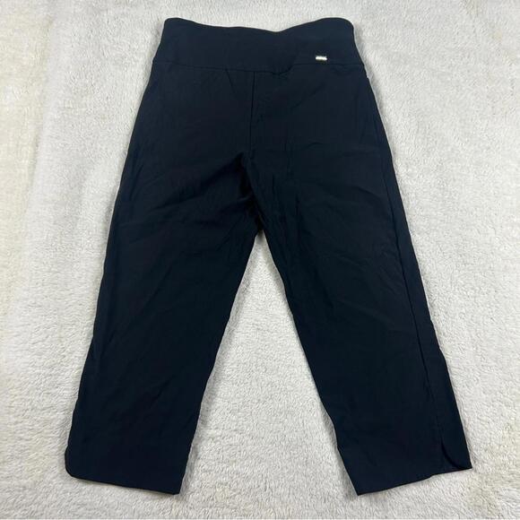 Eileen Fisher Black Wide Leg Casual Pants - Picture 8 of 12